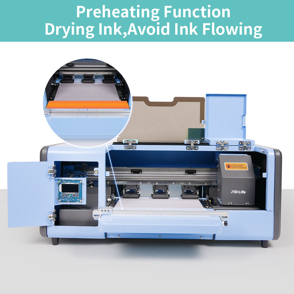 DTF Printer A3 Transfer Printing Machine T-Shirt Direct to Film Printer with One Roll 11.8" x 32.8ft（10m)DTF Film(Air Shipping)