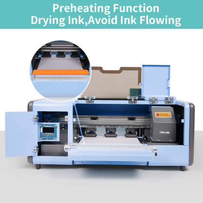 DTF Printer A3 Transfer Printing Machine T-Shirt Direct to Film Printer with One Roll 11.8" x 32.8ft（10m)DTF Film(Air Shipping)