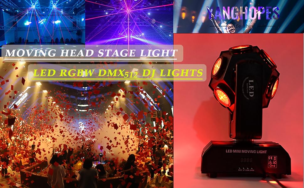 Moving Head DJ Light Rotating Beam Lights