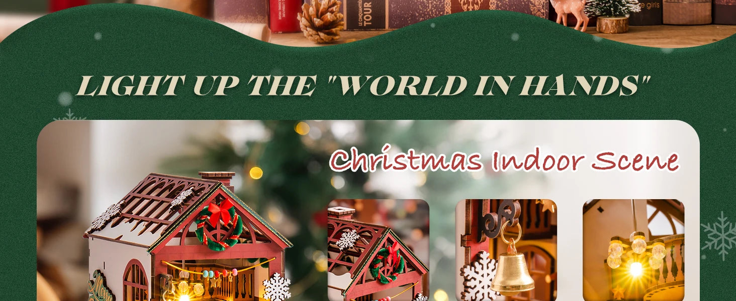 Christmas Village Street detail 2