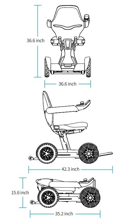 Folding Power Wheelchair❤️‍🔥[Buy 2 Get 60% off!!!]Today