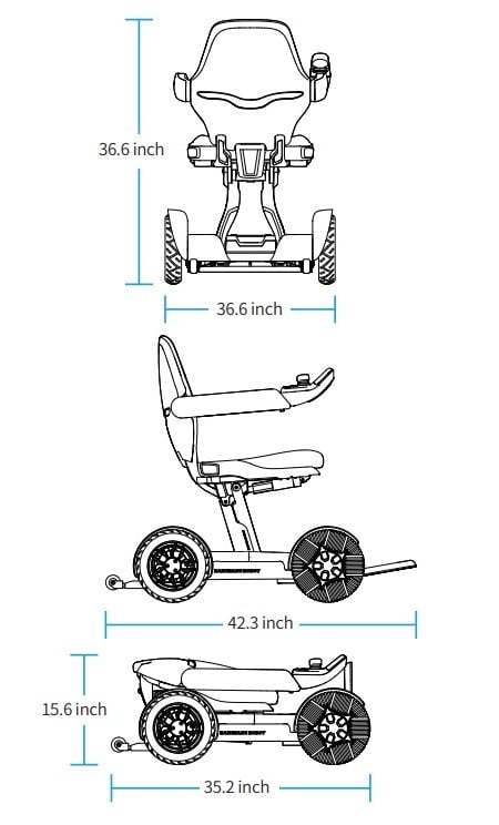 Folding Power Wheelchair❤️‍🔥[Buy 2 Get 60% off!!!]Today