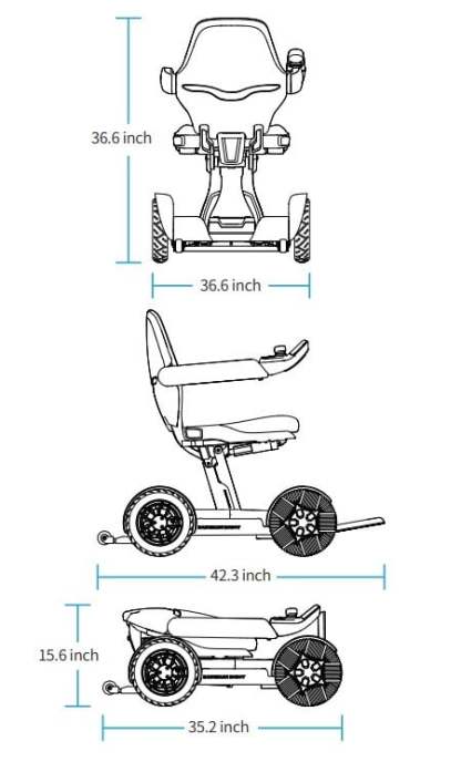 Folding Power Wheelchair❤️‍🔥[Buy 2 Get 60% off!!!]Today
