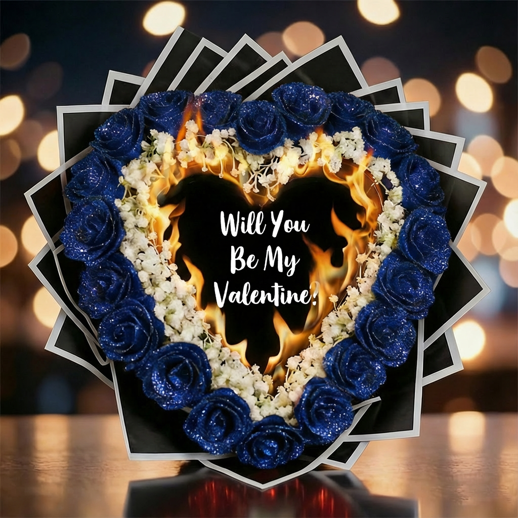 Everlasting Glitter Roses - Burnaway Edition