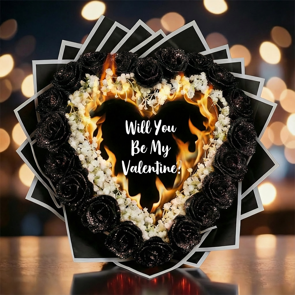 Everlasting Glitter Roses - Burnaway Edition