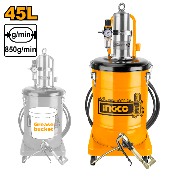 45L Pneumatic Barrel Grease Gun AGL02451