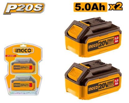 2-Piece 20V 5Ah Lithium Battery Combo Pack – COSLI240464