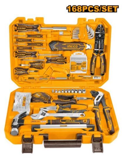 168 Pcs Tool Set with Plastic Bag – INGCO HKTHP21681