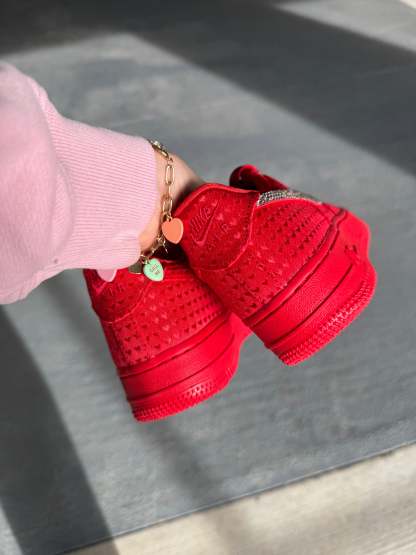 Special Edition Valentine’s Red Hearts Swarovski Nike Air Force 1