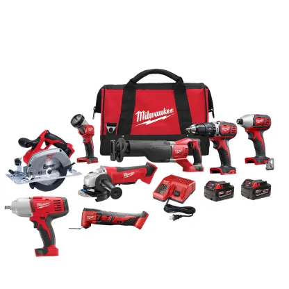 2696-26A M18 18V 6 Tool Cordless Combo Kit w/ Impact and Multi-Tool