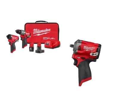 3497-22SIW M12 FUEL 12V 2-Tool Combo Kit w/ 3/8" Stubby Impact Wrench