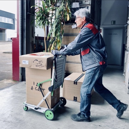 Personal Cart® The Original – Multi use Functional Collapsible Carts | Mobile Folding Trolley | Shopping Cart with Storage Crate