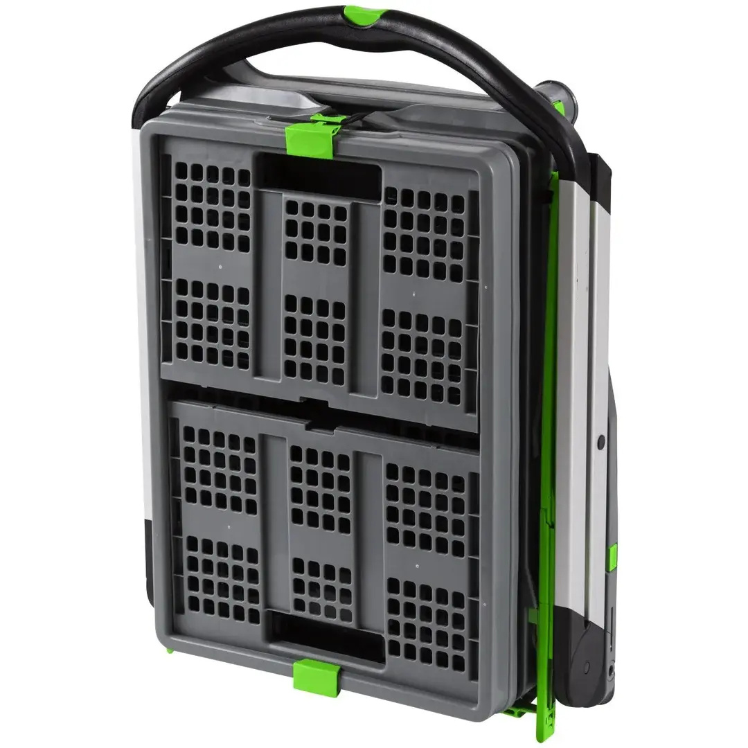 Personal Cart® The Original – Multi use Functional Collapsible Carts | Mobile Folding Trolley | Shopping Cart with Storage Crate