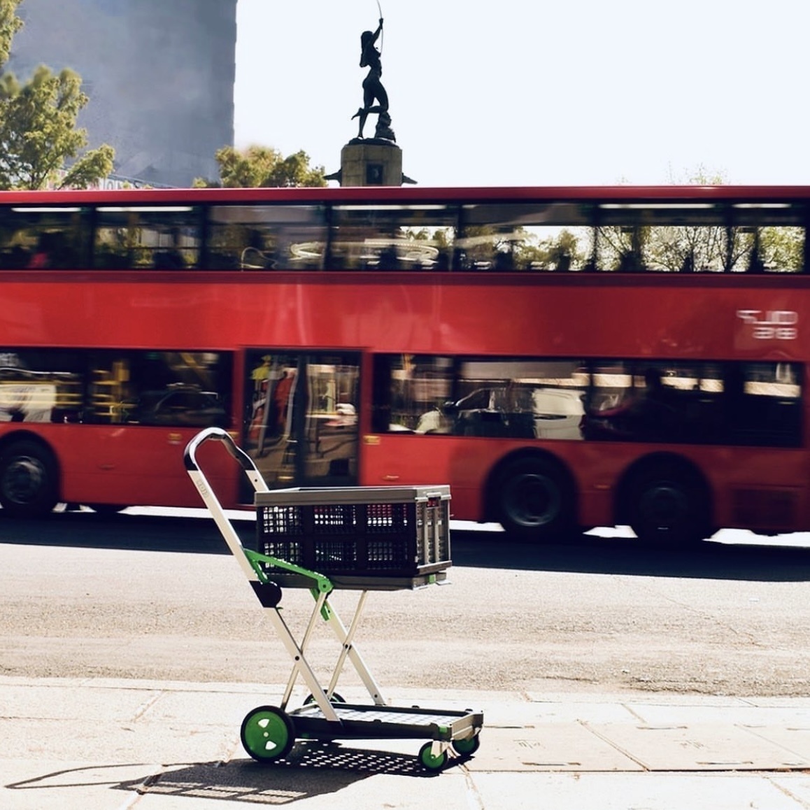 Personal Cart® The Original – Multi use Functional Collapsible Carts | Mobile Folding Trolley | Shopping Cart with Storage Crate