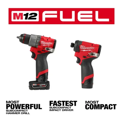 3497-22HSR M12 FUEL 12V 2-Tool Combo Kit w/ M12 1/4" Ratchet