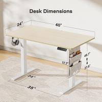 ErGear Electric Adjustable Standing Desk 48x24/55x28"Ergonomic Design w