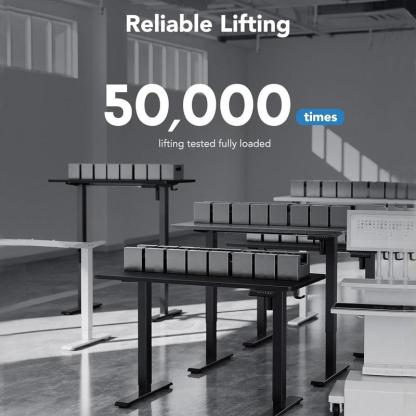 ErGear Electric Adjustable Standing Desk 48x24/55x28"Ergonomic Design w