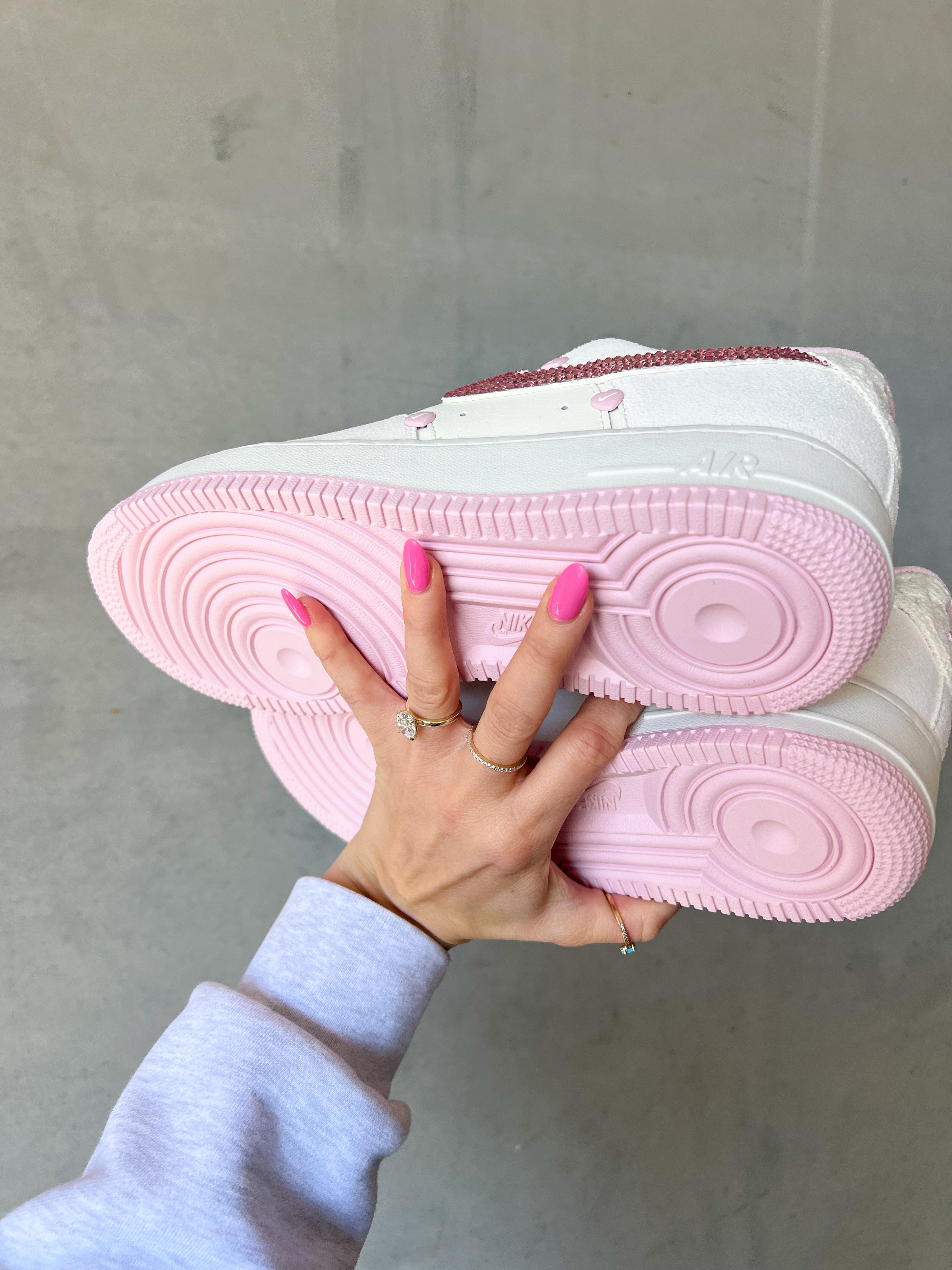 SIZE 7.5 Special Edition💕 Swarovski Womens Nike Air Force 1