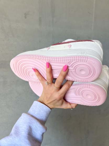 SIZE 7.5 Special Edition💕 Swarovski Womens Nike Air Force 1
