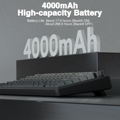 AULA F75 Pro Mechanical Keyboard RGB Backlit 2.4G Wireless Bluetooth Hot