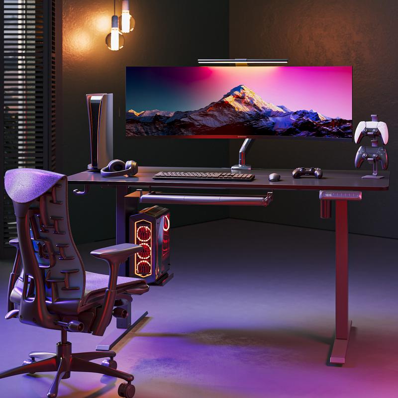 ErGear Electric Adjustable Standing Desk 48x24/55x28"Ergonomic Design w