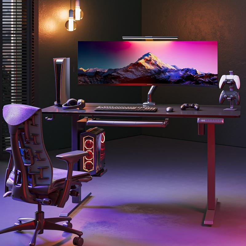 ErGear Electric Adjustable Standing Desk 48x24/55x28"Ergonomic Design w