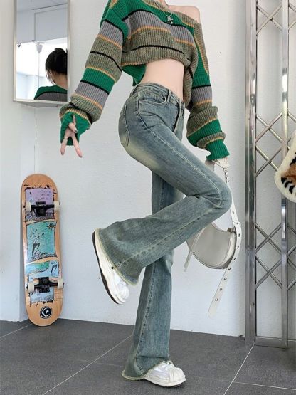 Women Skinny Flare Jeans