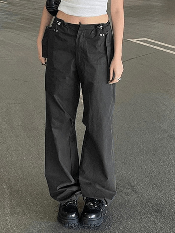 Vintage  Low Waist Straight Leg Pants