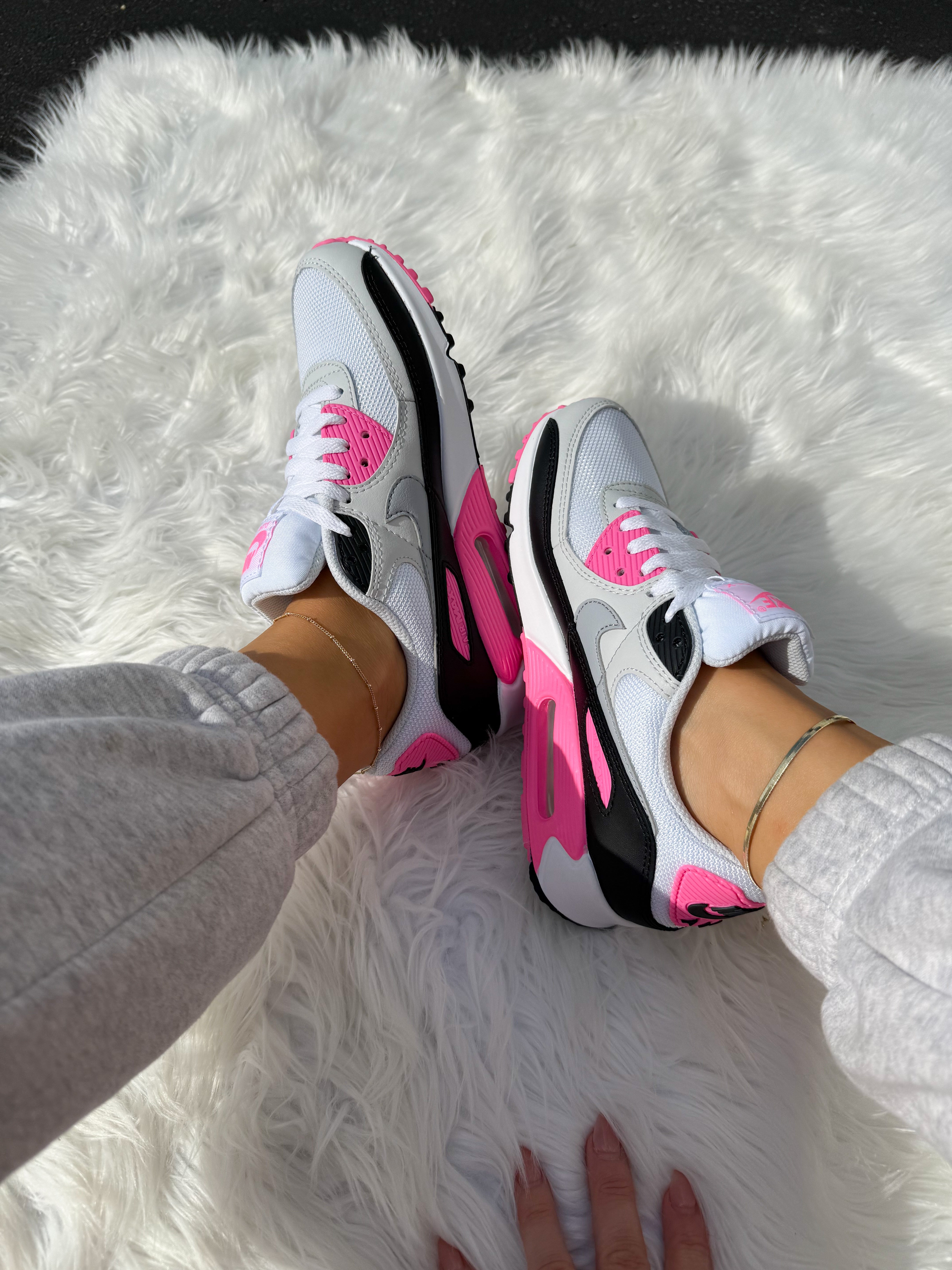 New Bubblegum Pink Swarovski Nike Air Max 90