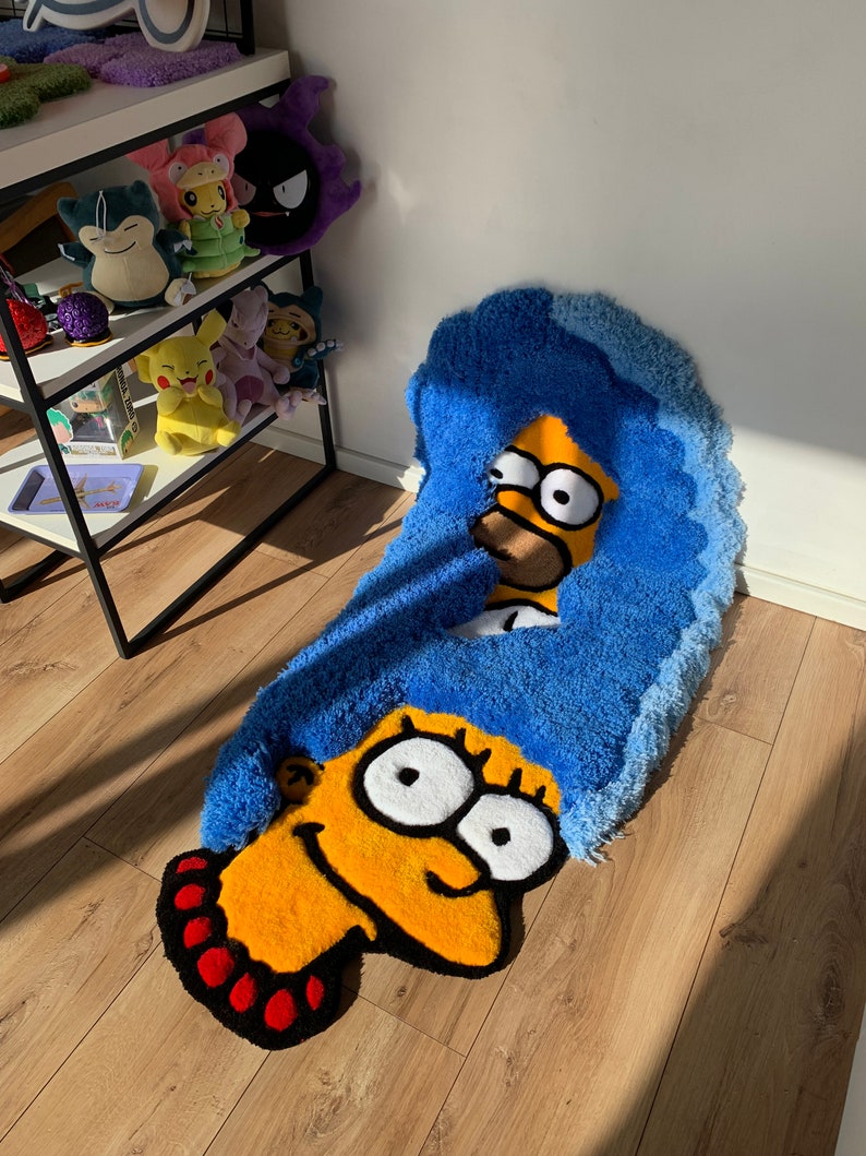 Fluffy tufted custom 3d rug carpet