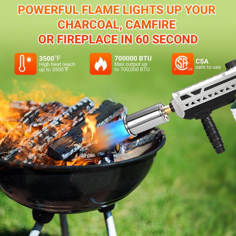 Kitchen Torch, Cooking Propane Blow Torch, 700,000BTU Propane Torch, Food Culinary Torch for Outdoor Cooking