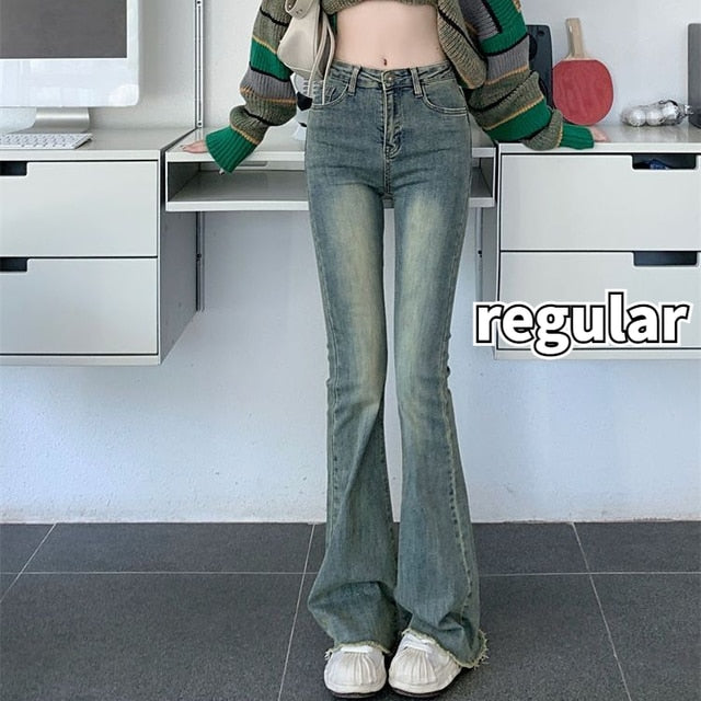 Women Skinny Flare Jeans