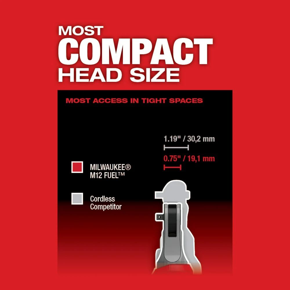 3497-22HSR M12 FUEL 12V 2-Tool Combo Kit w/ M12 1/4" Ratchet