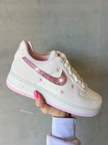 SIZE 7.5 Special Edition💕 Swarovski Womens Nike Air Force 1