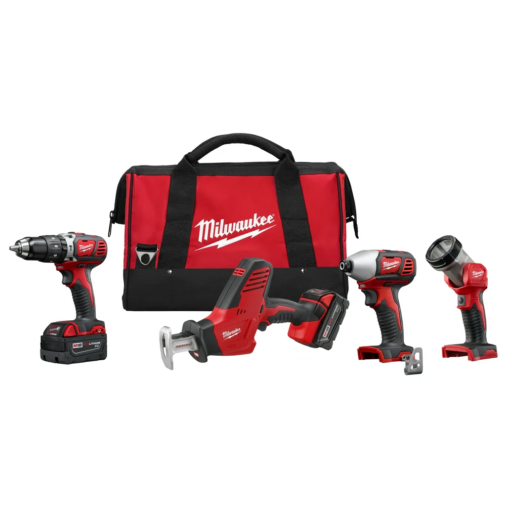 2695-24 M18 18V Cordless Power Lithium-Ion 4-Tool Combo Kit
