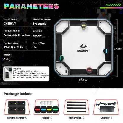 Cheerivy Pinball Machine