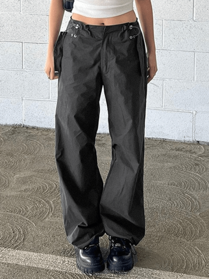 Vintage  Low Waist Straight Leg Pants