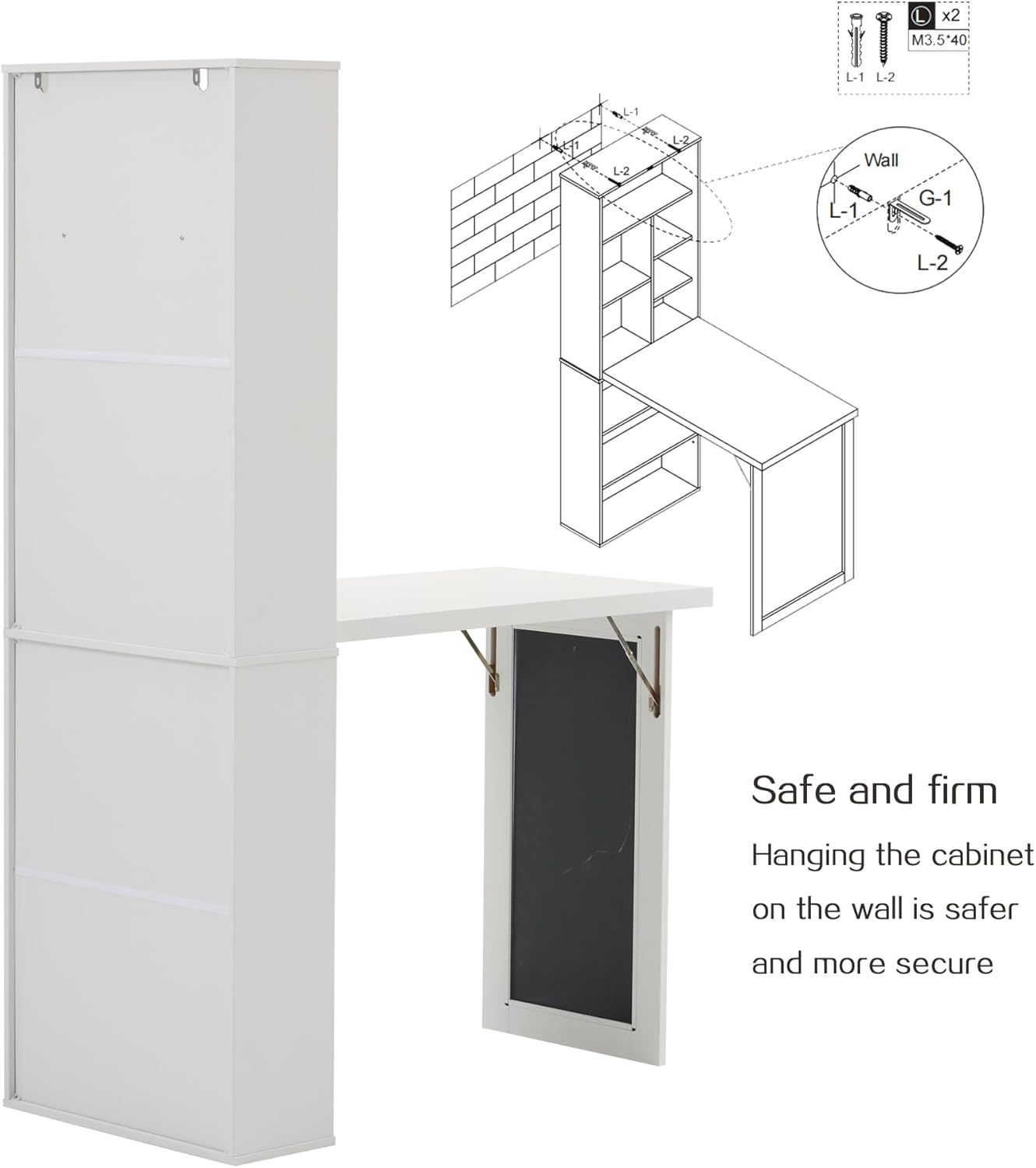 Folding Desk with Storage