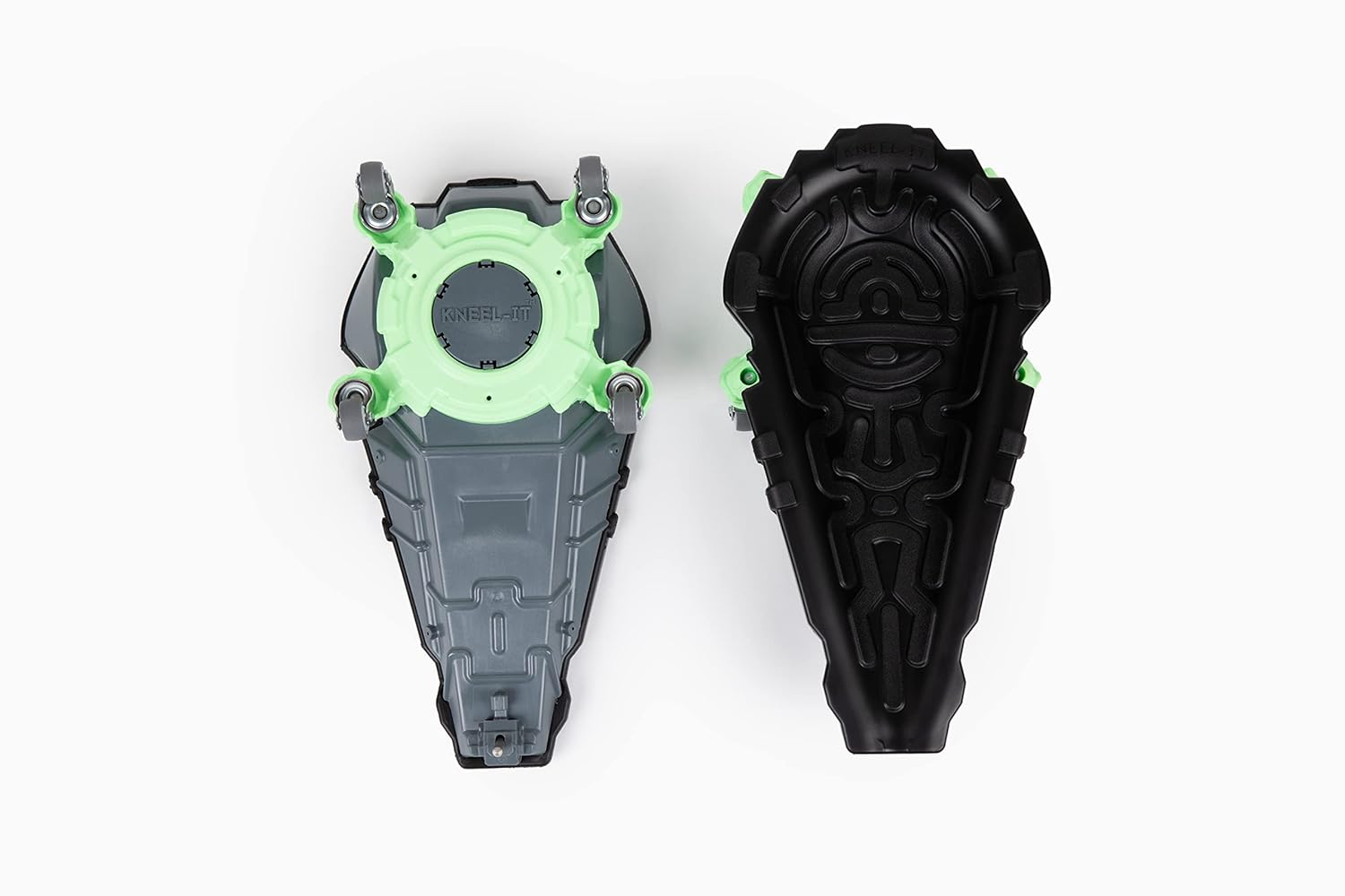 Rolling Knee Pads - Durable Ergonomic Mobile Knee Pads with Seat - 360° Turning Capability, Supports 360 lbs, Compactable, Optimal for any Floor Job