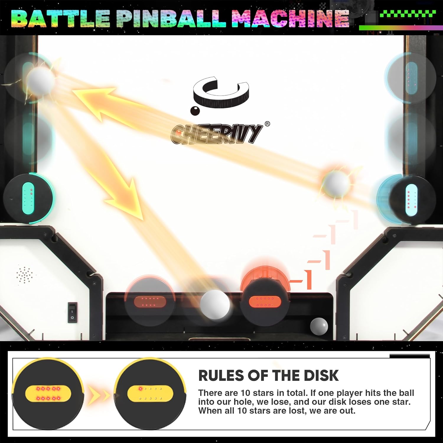 Cheerivy Pinball Machine