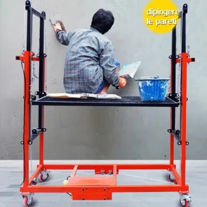 🔥Last Day Special Sale $39.99🔥Multiple Models Foldable Electric Scaffolding Lift Platform(🔥Loads Up To 500KG!)