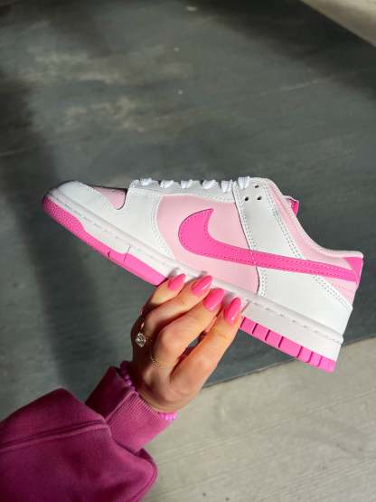 Rare Hot Pink Swarovski Womens Nike Dunk Shoes