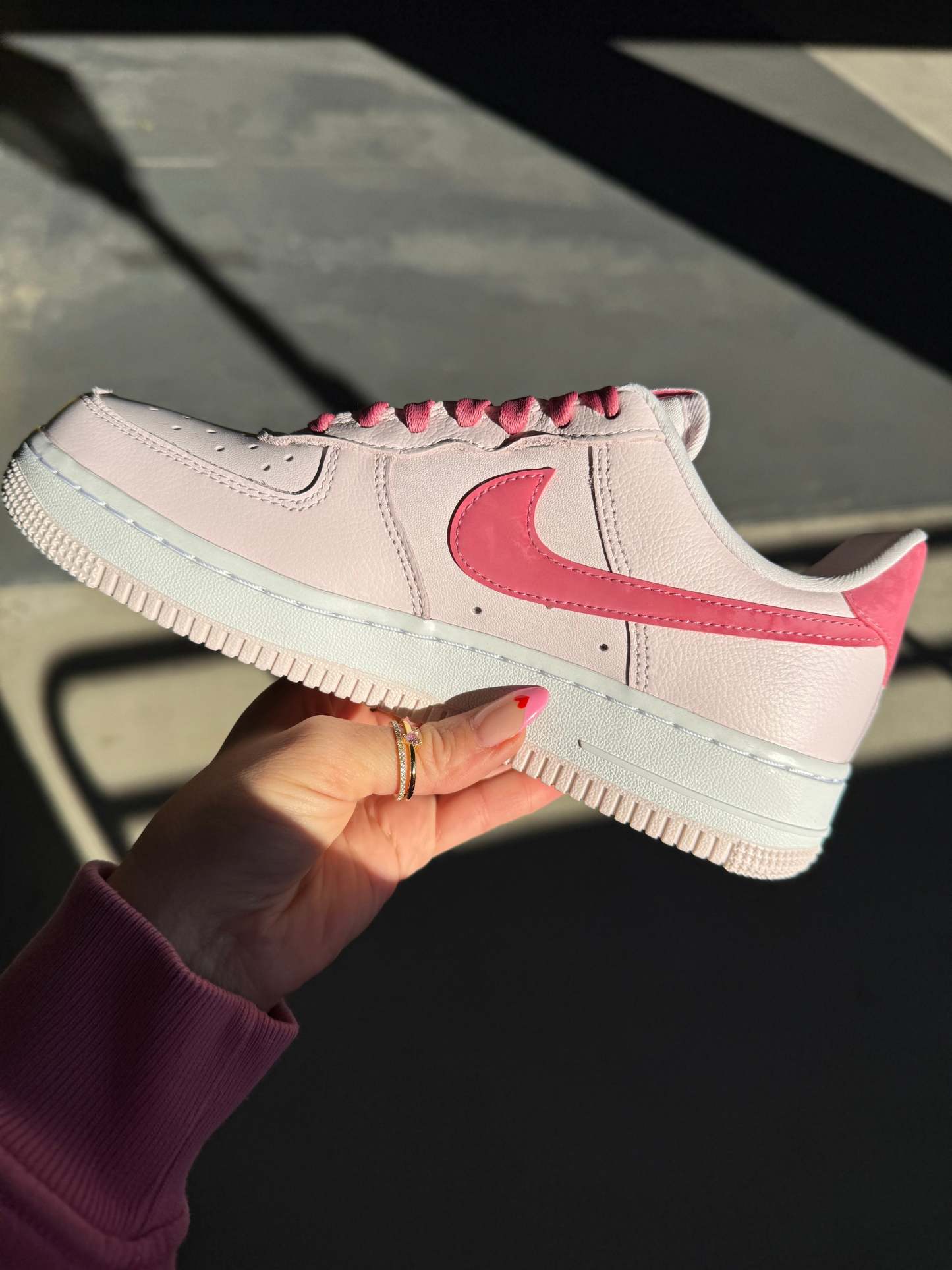 Valentine’s Heart Charm Swarovski Nike Air Force 1