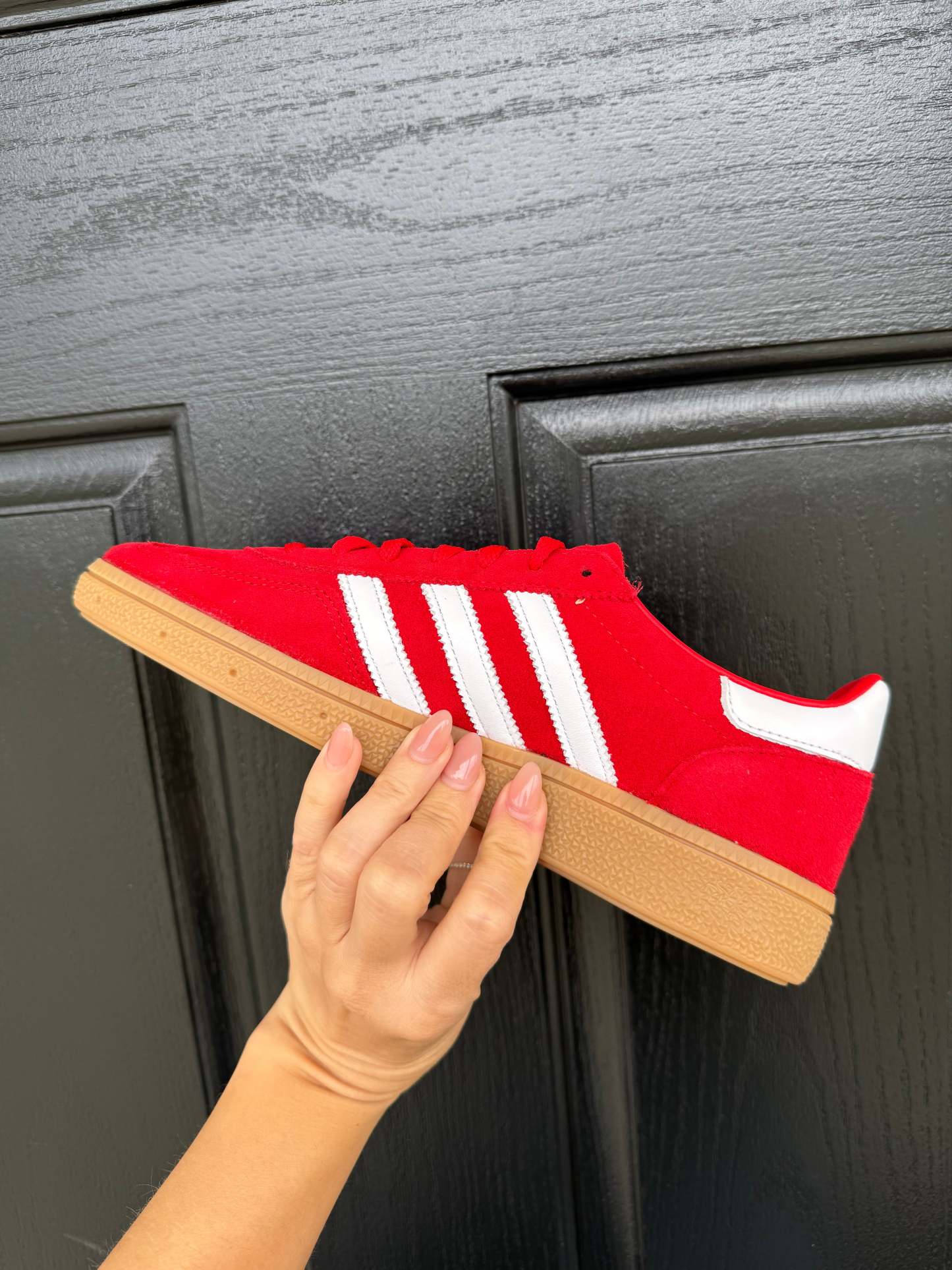 Red Swarovski Adidas Original Spezial Shoes Christmas