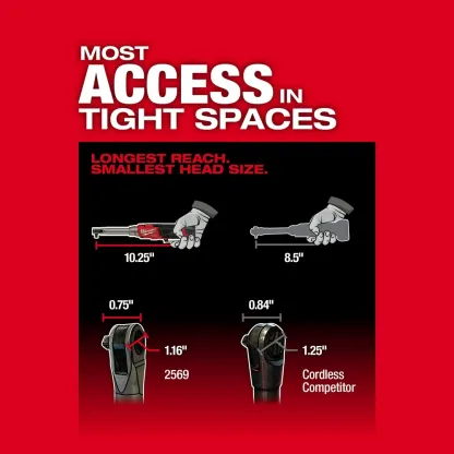 3497-22RAT M12 FUEL 12V Cordless 2 Tool Combo Kit w/ 3/8" Ratchet