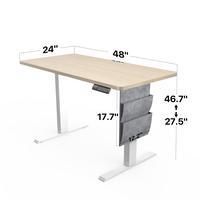 ErGear Electric Adjustable Standing Desk 48x24/55x28"Ergonomic Design w
