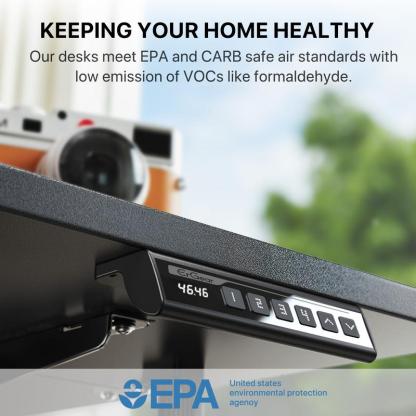 ErGear Electric Adjustable Standing Desk 48x24/55x28"Ergonomic Design w