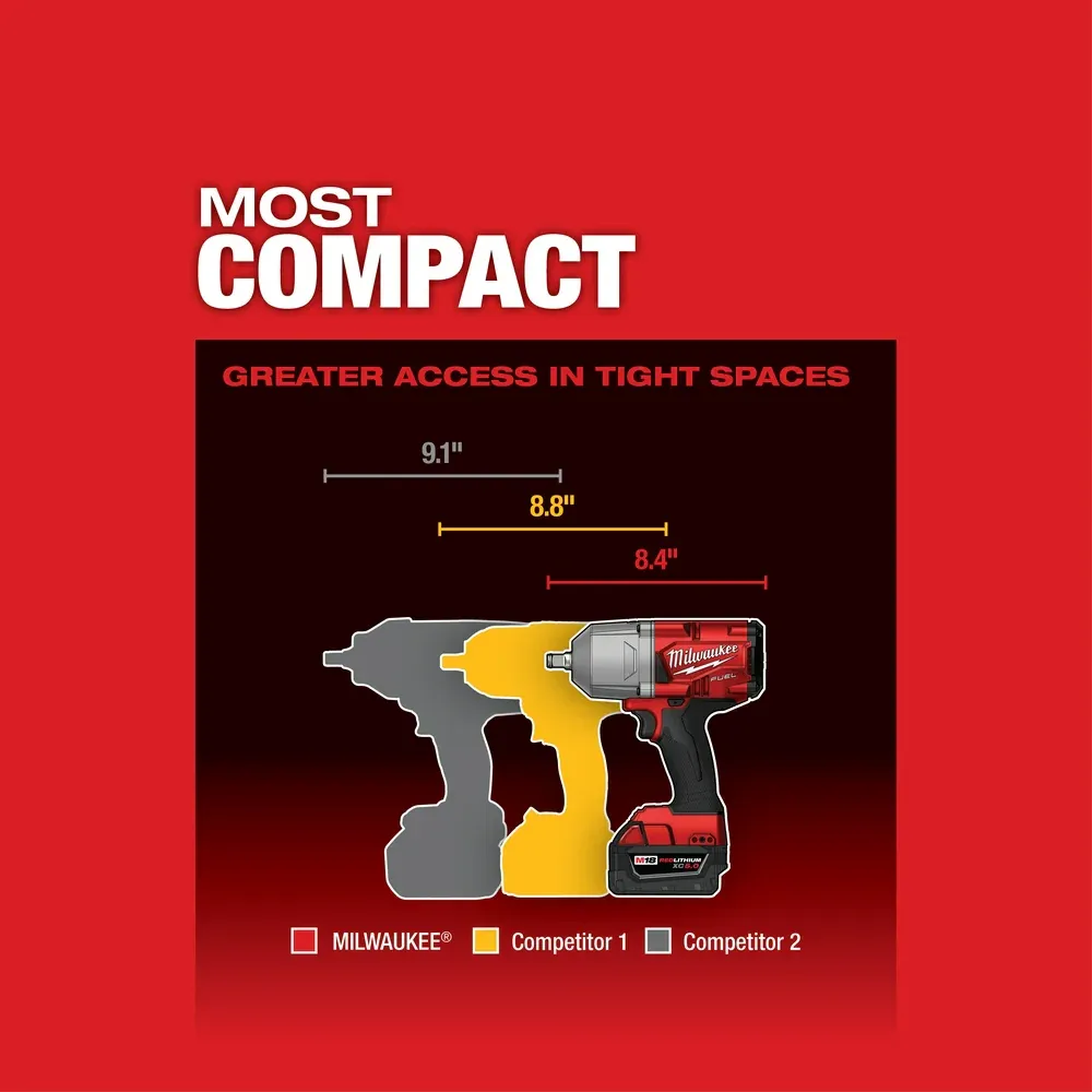 3697-22HTIW M18 FUEL 18V 2 Piece Combo Kit w/1/2" Li-Ion Impact Wrench