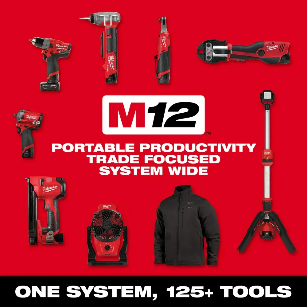 3577-21 M12 12V TRAPSNAKE 2-Tool Cordless Brushed Combo Kit