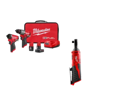 3497-22RT M12 FUEL 12V 2-Tool Combo Kit w/ M12 3/8" Ratchet